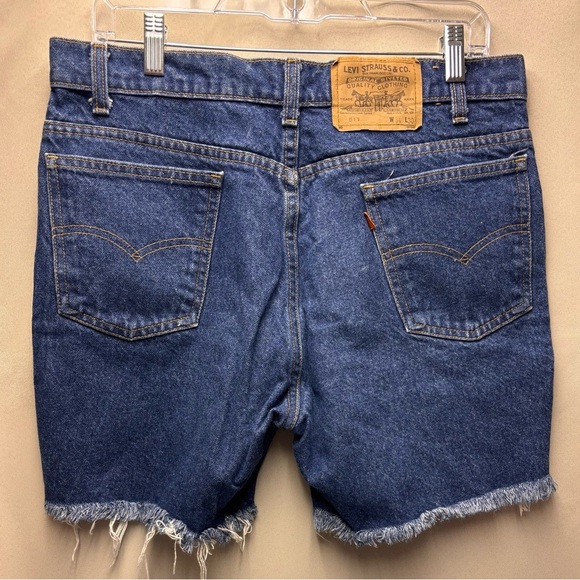 Levis Vintage Denim 517 Cutoffs Shorts Zipper 34X30 - Picture 8 of 8